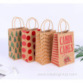 Brown Kraft Paper Bags with Coffee base